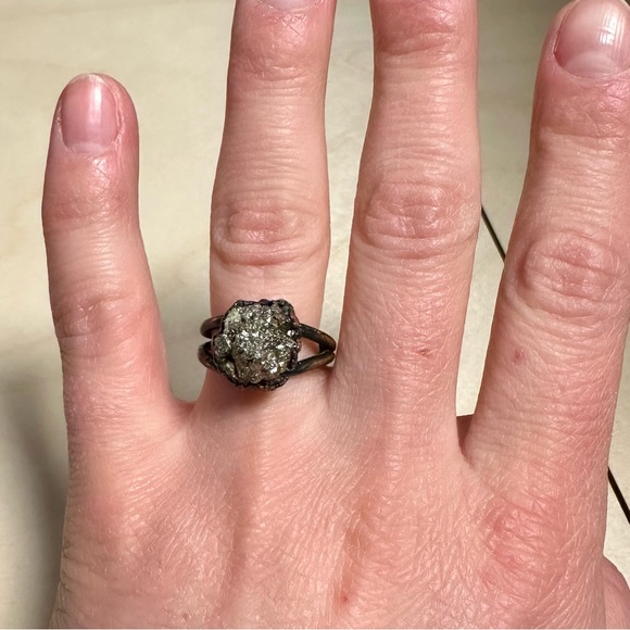 Copper hematite ring size 5 - Picture 6 of 7